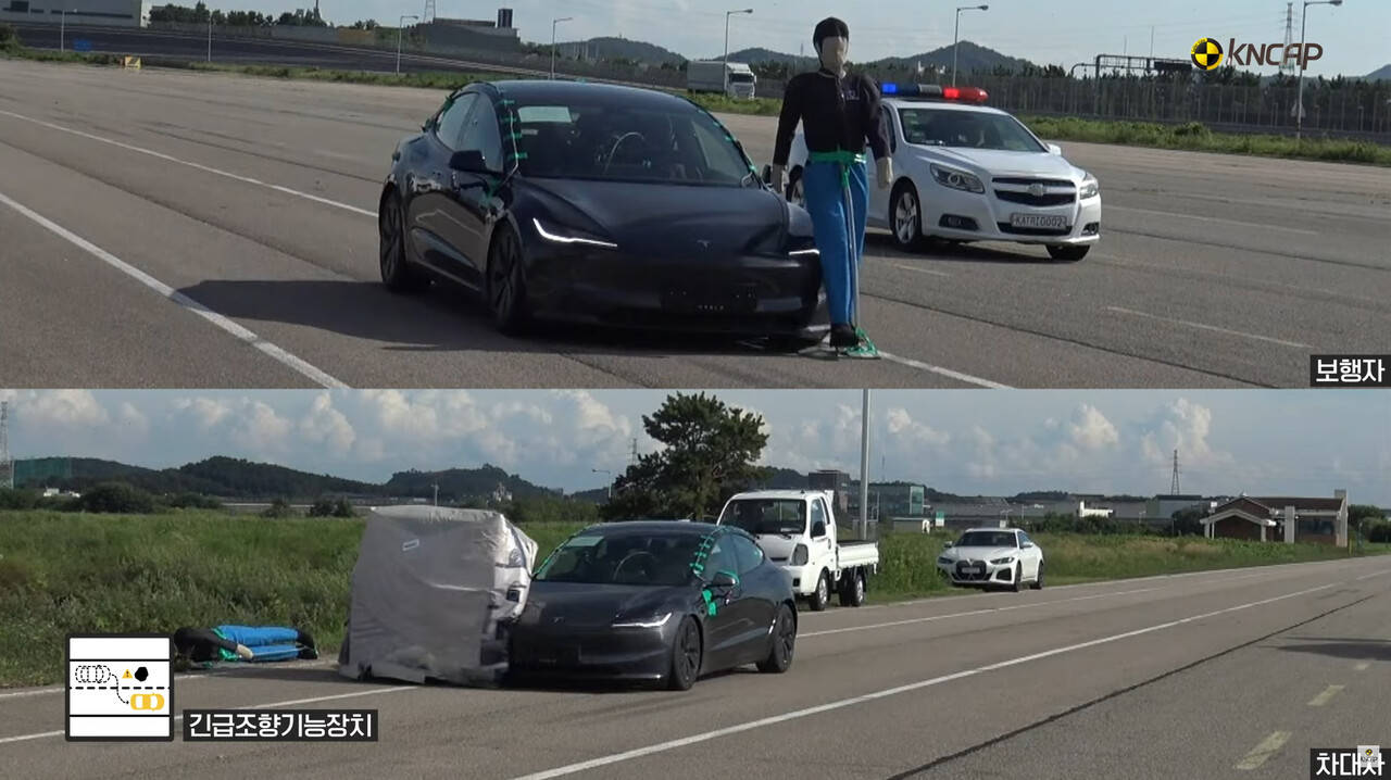 特斯拉model 3在韩国交通部安全测试中,未获得最安全评级!
