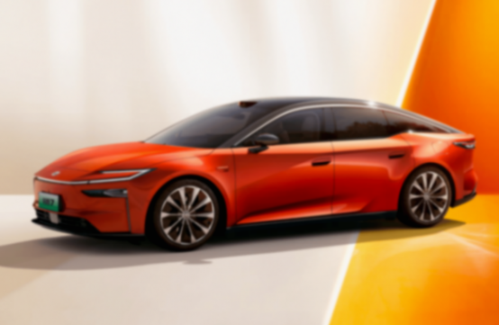 铂智7官方图 橙色 靓仔